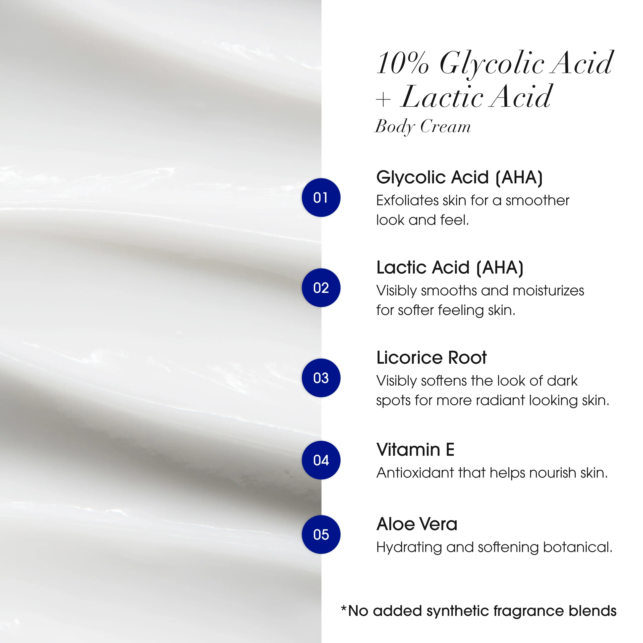 10% Glycolic Acid + Lactic Acid Body Cream - Image 4