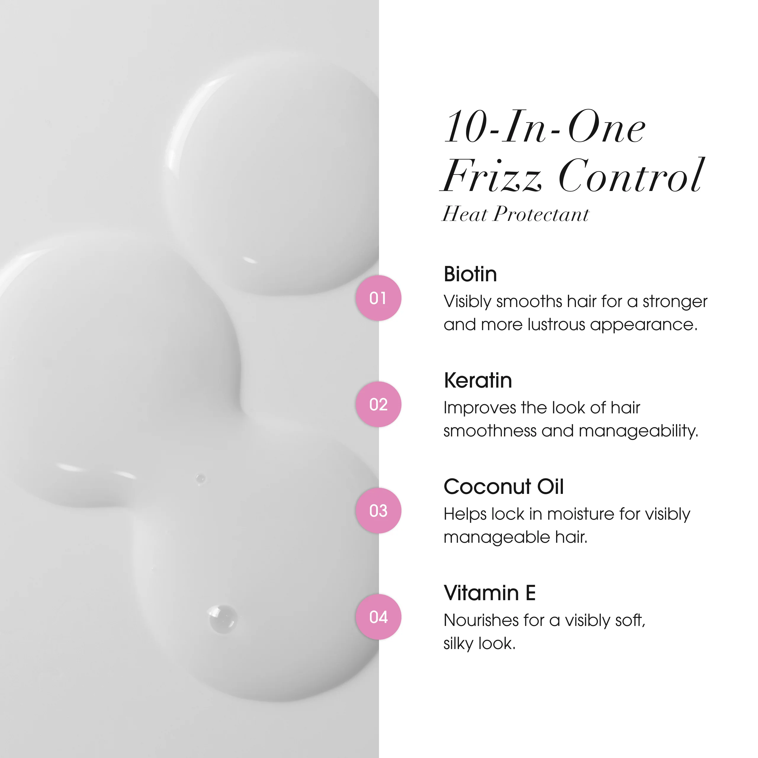 10-in-1 Frizz Control Heat Protectant - Image 4