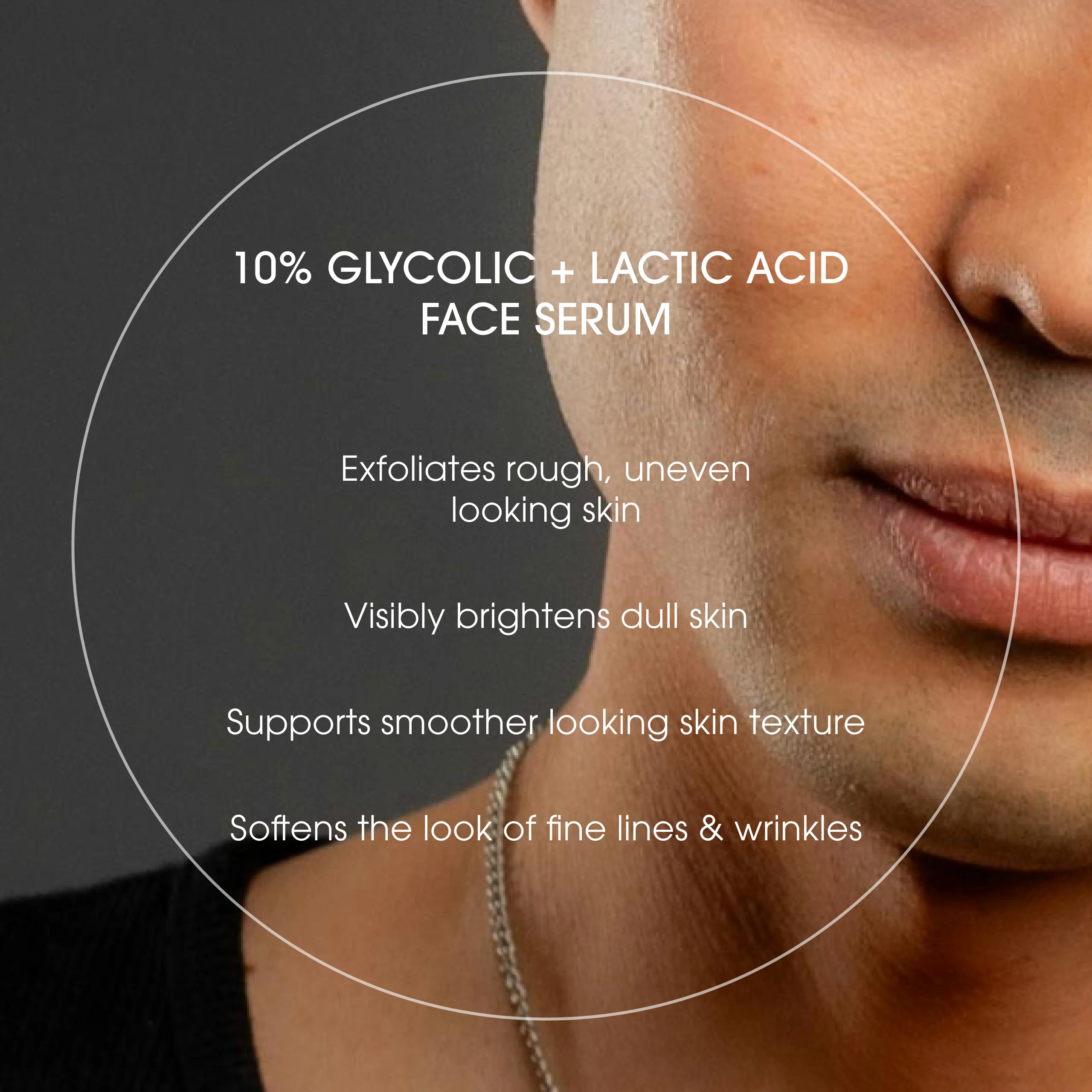 10% Glycolic Acid + Lactic Acid Face Serum - Image 3